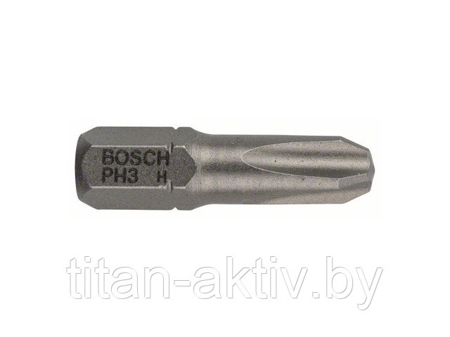 Насадка (бита) крестообразная PH3 25 мм BOSCH Extra Hart ( посадочн. шестигранник 1/4 "")