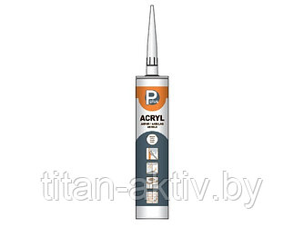 Герметик акриловый P PLUS Acryl (бел.) 280мл