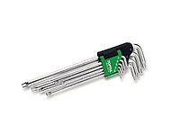 Набор ключей Torx T10-Т50 9шт с отверстием экстра длинных TOPTUL