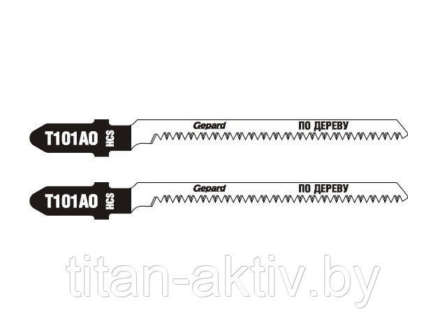 Пилка лобз. по дереву T101AO (2 шт.) GEPARD