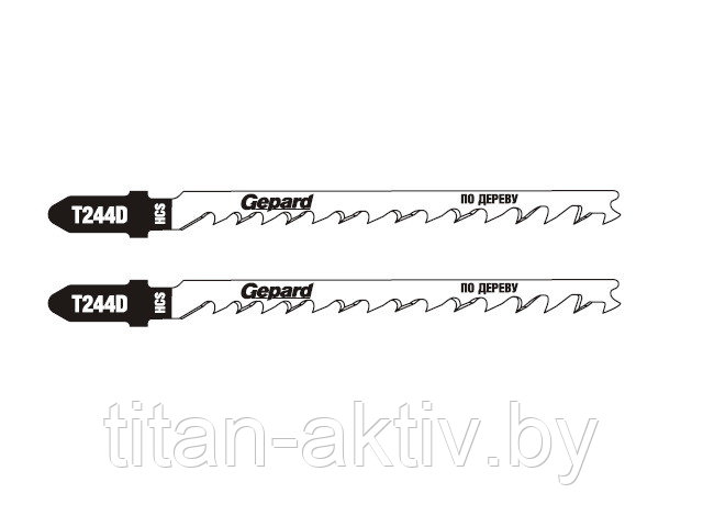 Пилка лобз. по дереву T244D (2 шт.) GEPARD