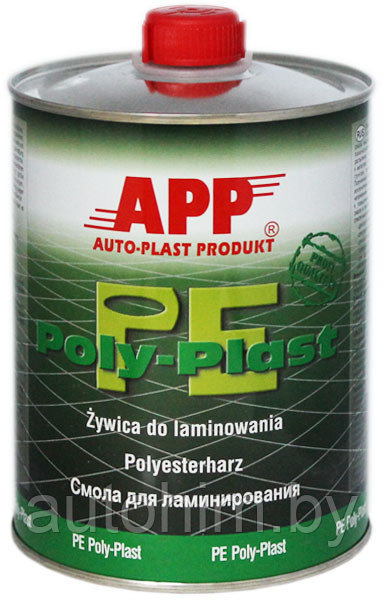 Полиэфирная смола APP (1кг) Poly-Plas - фото 1 - id-p59185331
