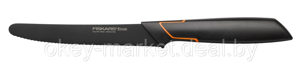 Набор ножей 5 шт. с деревянным черным блоком Edge Fiskars - фото 5 - id-p59210803