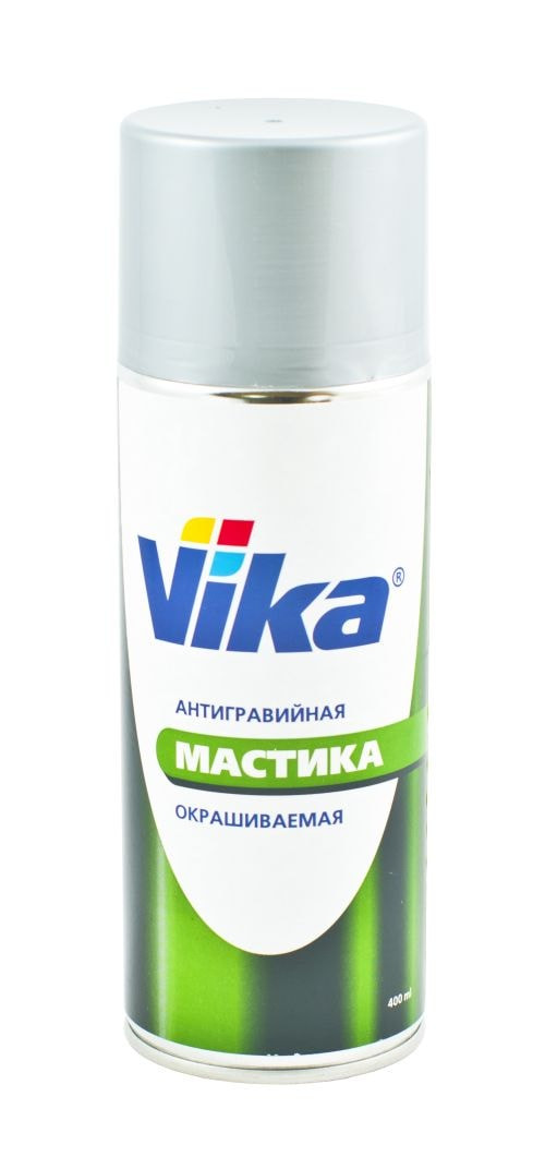 VIKA И586 Аэрозоль мастика антигравийная серая окрашиваемая 520мл - фото 1 - id-p55409499