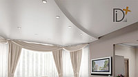 Сатиновые натяжные потолки - универсальное решение для потолка.  