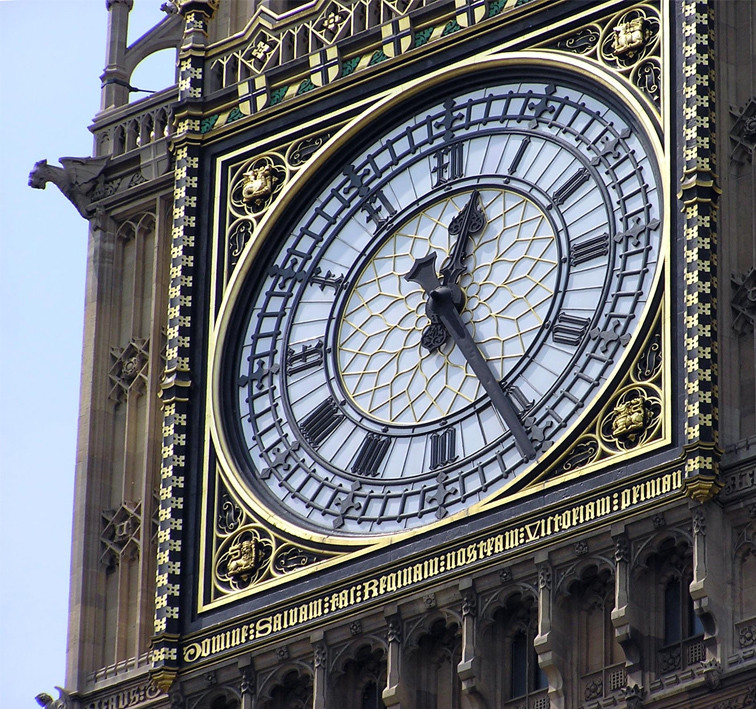 Часы Big Ben стеклянные - фото 2 - id-p30638970