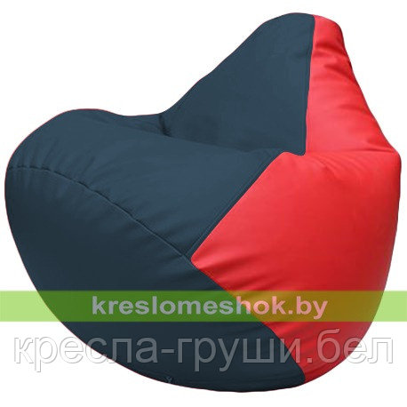 Кресло мешок Груша Г2.3-1509 синий и красный