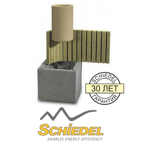 Керамический дымоход Schiedel UNI (Rondo plus) d 250 - 5 м.п. тройник 90° - фото 3 - id-p59228963