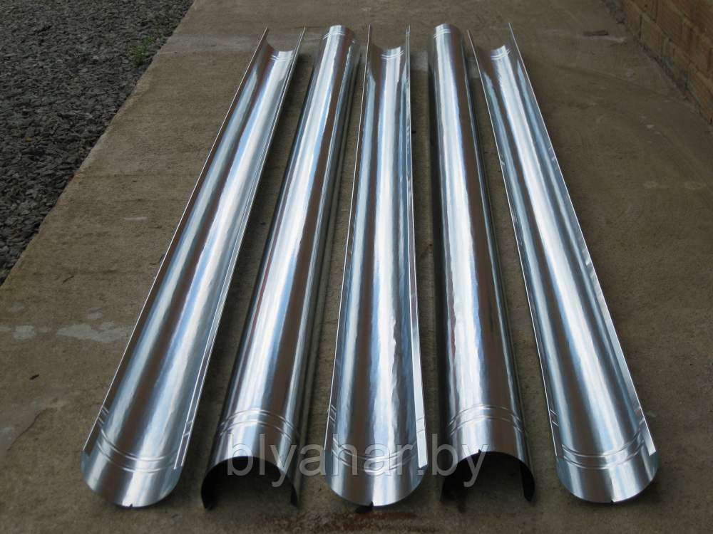 Желоб d120 L=1000 от производителя изделий из оцинкованной нержавеющей ...