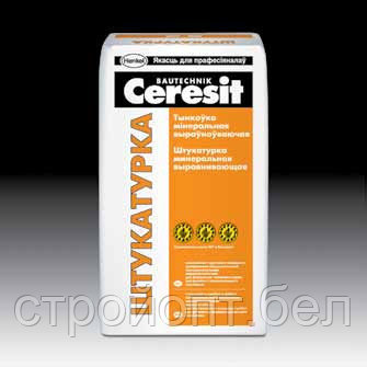 Цементная штукатурка CERESIT, 25 кг, РБ - фото 2 - id-p59242924