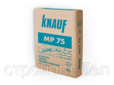 Гипсовая штукатурка машинного нанесения KNAUF MP75, 30 кг, РБ - фото 3 - id-p59242927
