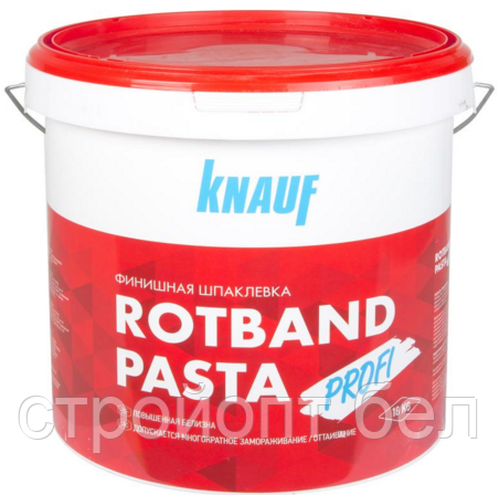 Финишная шпатлевка KNAUF ROTBAND PASTA PROFI, 18 кг, РФ - фото 1 - id-p59242935