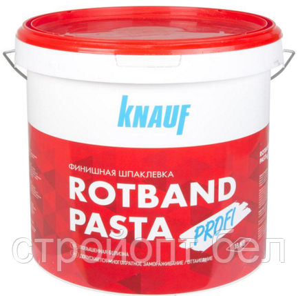 Финишная шпатлевка KNAUF ROTBAND PASTA PROFI, 18 кг, РФ, фото 2