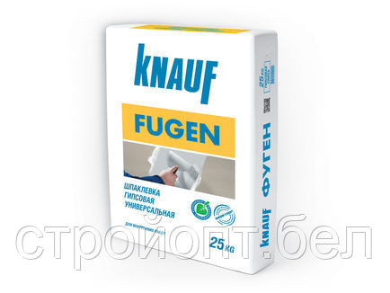 Гипсовая шпатлевка для заделки стыков ГКЛ KNAUF FUGEN (белая), 25 кг, РФ, фото 2