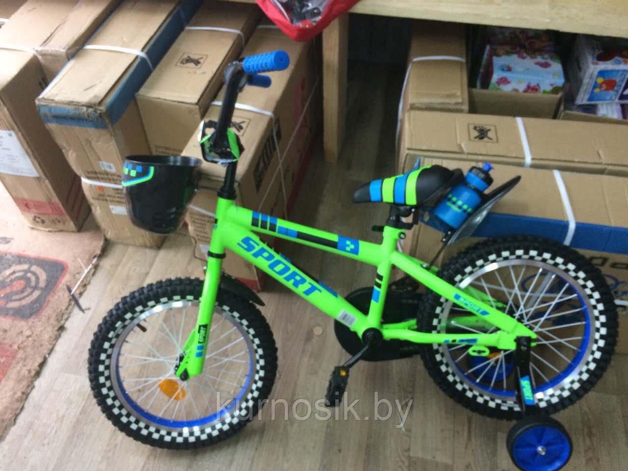 Детский велосипед Tornado Sport new 16" (от 4 до 6 лет) синий - фото 7 - id-p66221262