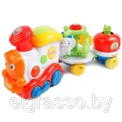 Паровозик детский музыкальный ЧУХ-ЧУХ, S+S Toys