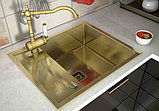 Мойка кухонная из нержавеющей стали ZorG INOX-PVD SZR-5062-BRONZE, фото 2