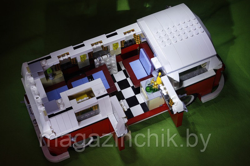 Конструктор Автофургон Фольксваген Т1, 2105, аналог LEGO Creator (Лего Креатор) 10220 - фото 5 - id-p59330582