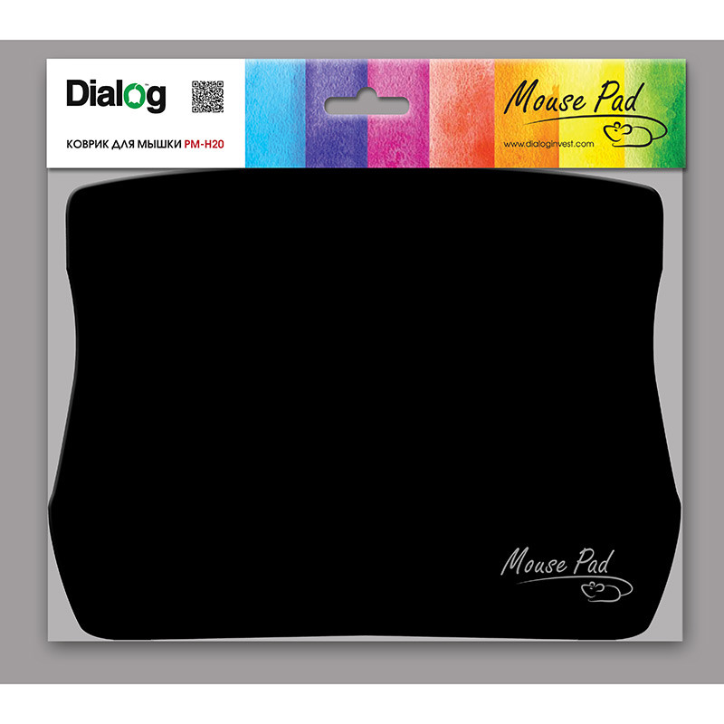 Коврик для мыши Dialog PM-H20 Black 285x215x4 мм