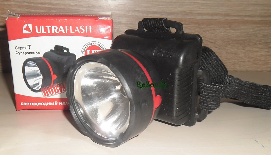 Светодиодный налобный фонарь Ultraflash 909LED1 - фото 1 - id-p59375048