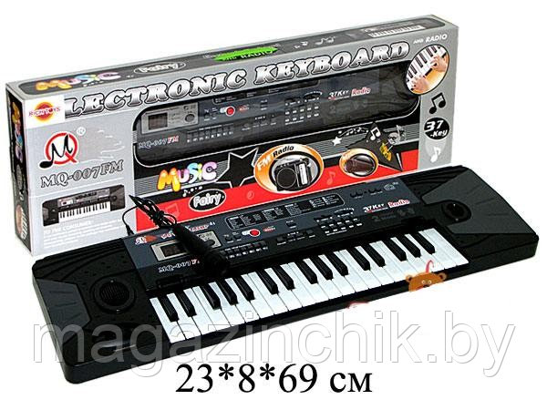 Детский электронный синтезатор пианино с микрофоном MQ-007FM купить в Минске