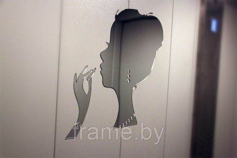 Акриловое фигурное зеркало - фото 4 - id-p59448651