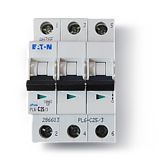 Eaton PL7 3P 2A, тип B, 10кА, 1М Автоматический выключатель