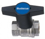 Шаровой кран "Buderus" 1 " с Т рукояткой