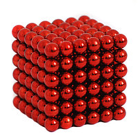 Головоломка NeoCube - 5 мм 216 сфер (Неокуб) красный
