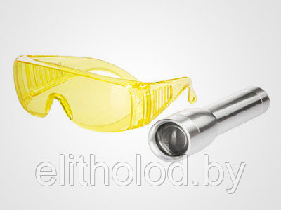 Фонарик + защитные очки Errecom Adjustable Focus Bright Torch, RK1294