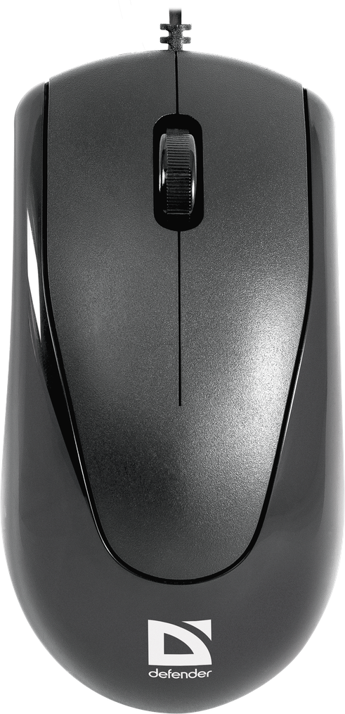 Проводная оптическая мышь Defender Optimum MB-150 PS/2 черный, 3 кнопки, 800 dpi - фото 1 - id-p59650712