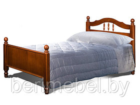 Кровать Глория 6 (900) 90 см односпальная цвет белая эмаль