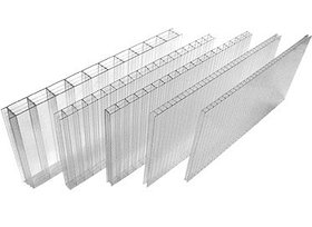 Поликарбонат сотовый 16 мм. (прозрачный, 2,25 кг./м2)