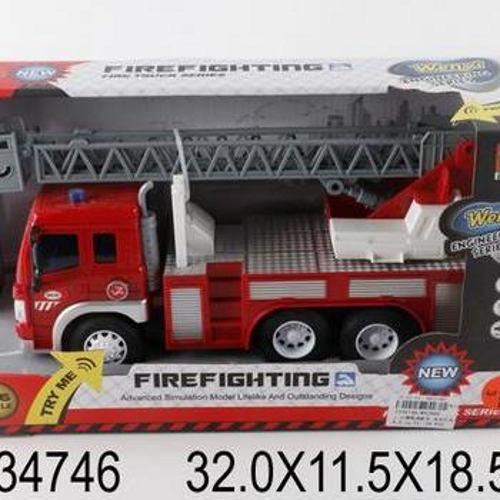 Игрушка транспортная "Пожарная машина" , со световым и звуковым эффектом - фото 1 - id-p59668215