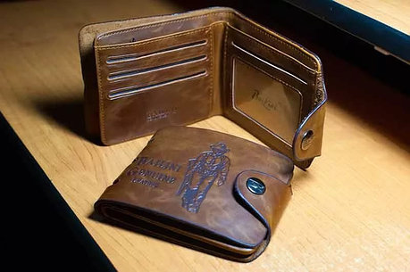 Оригинальный кожаный кошелек Bailini, фото 2