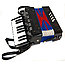 Музыкальный инструмент Аккордеон большой 6501​ (цвет синий, красный, черный), фото 6
