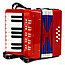 Музыкальный инструмент Аккордеон большой 6501​ (цвет синий, красный, черный), фото 7