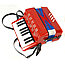 Музыкальный инструмент Аккордеон большой 6501​ (цвет синий, красный, черный), фото 9