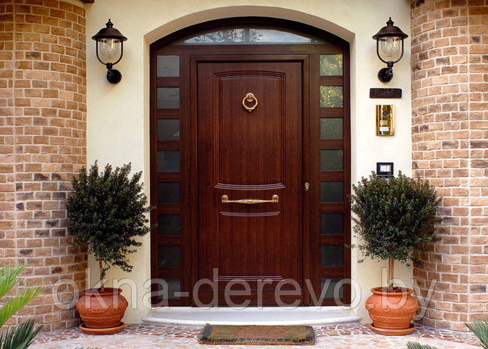 Деревянные входные двери от производителя - фото 7 - id-p59676372