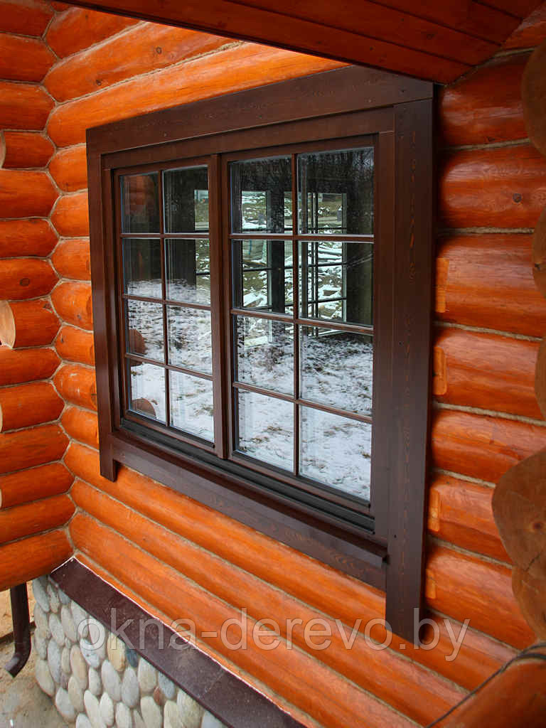 Деревянные окна с обсадной коробкой - фото 1 - id-p59676402