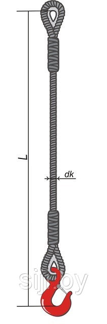 1СК - Строп канатный одноветвевой - фото 2 - id-p2379854