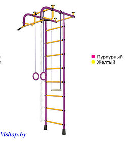 Детский спортивный комплекс Пионер-1М ПВХ пурпурно-желтый