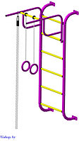 Детский спортивный комплекс Пионер-7 ПВХ пурпурно-желтый