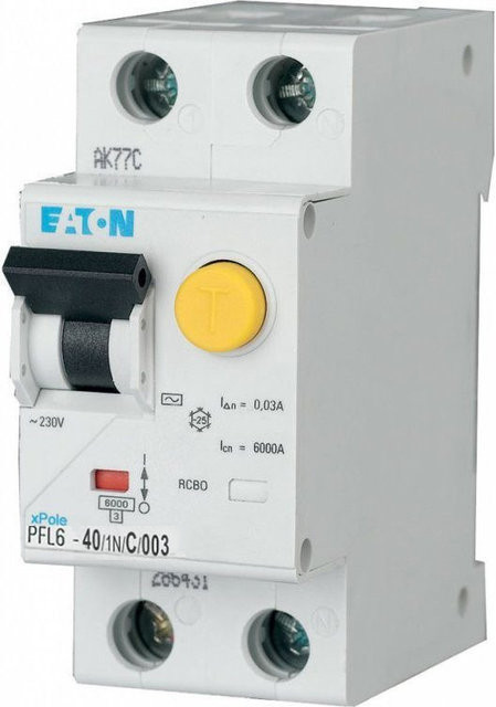 Дифференциальный автомат Eaton PFL7-40/1N/C/003