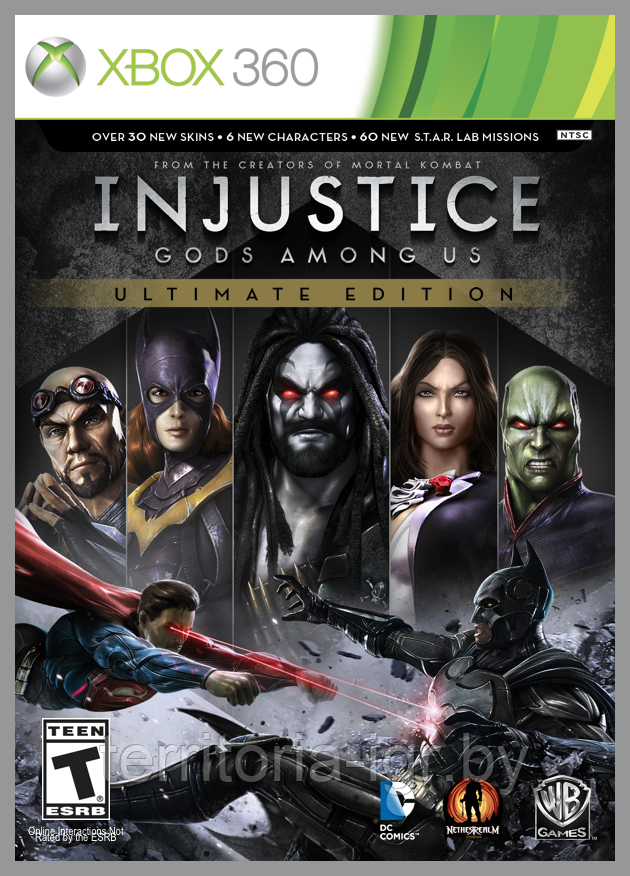 Injustice Gods Among Us Xbox 360 - фото 1 - id-p59693010