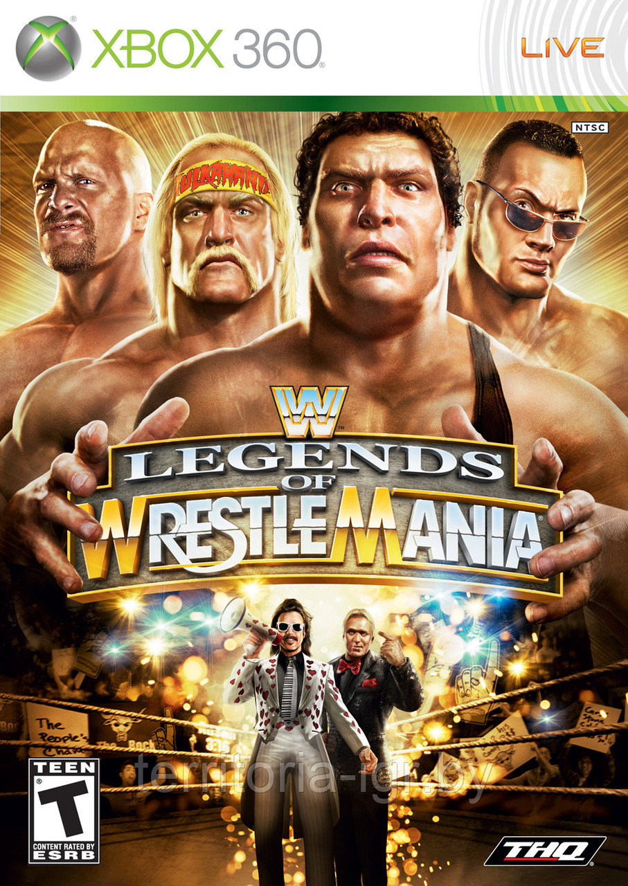 WWE Legends of Wrestlemania Xbox 360 - фото 1 - id-p59693076