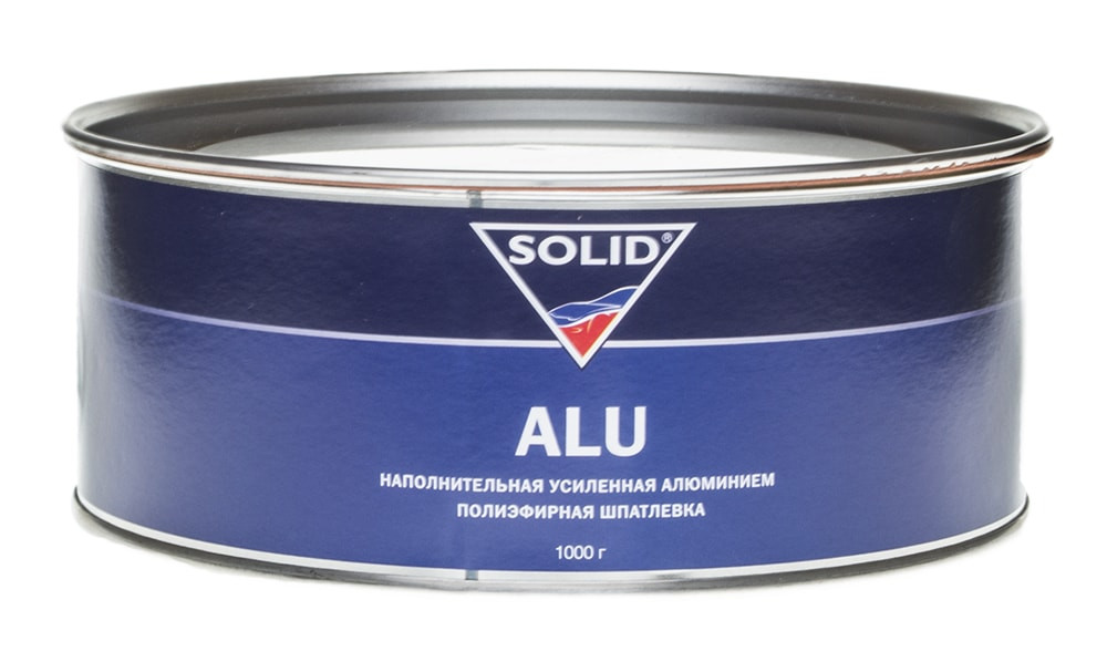 SOLID 314.1000 ALU шпатлёвка с алюминием 1кг с отвердителем (Замена CSX-01.010.1000.XSO)