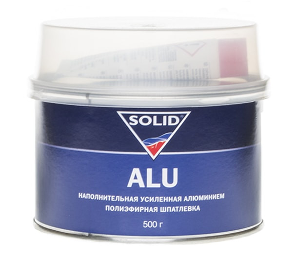 SOLID 314.0500 ALU шпатлёвка с алюминием 0,5кг с отвердителем