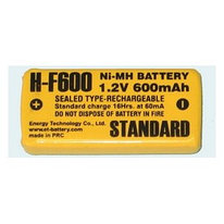 Аккумулятор ExT H-F600 STANDARD (1.2V NiMH 600mAh 6,0*17,0*35,5mm) для плееров