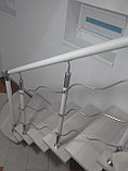Ограждения внутридомовых лестниц на металлическом косоуре, фото 9